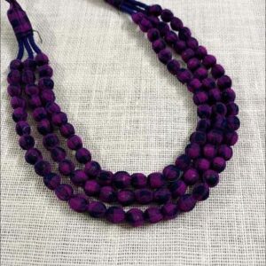 3LDORI0018- 1 PC MIX PURPLE BLACK 3 LAYER TASSEL