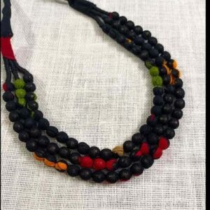 3LDORI0020- 1 PC MIX BLACK 3 LAYER TASSEL