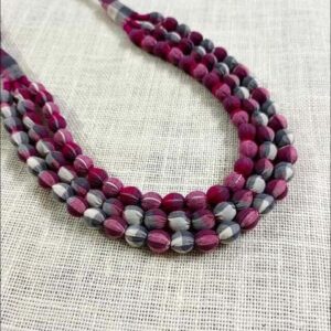 3LDORI0026- 1 PC MIX PINK 3 LAYER TASSEL