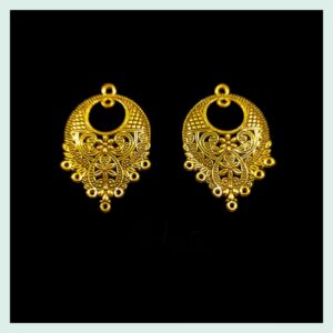 OXIG0035 -2 PAIRS GOLDEN GERMAN SILVER BALI