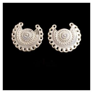 OXIS0032 -2 PAIRS SILVER GERMAN SILVER BALI