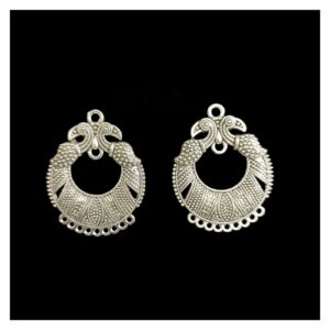 OXIS0038 -2 PAIRS SILVER GERMAN SILVER BALI