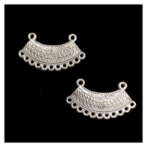 OXIS0042 -2 PAIRS SILVER GERMAN SILVER BALI