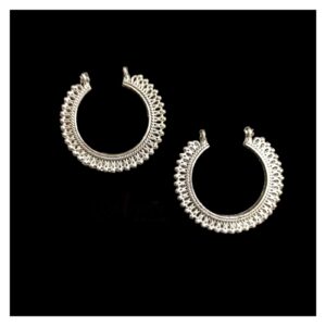 OXIS0044 -2 PAIRS SILVER GERMAN SILVER BALI