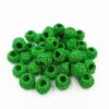 COTTONBALL15- 1 PACK OF PARROT GREEN HANDMADE COTTON THREAD BALL FOR JEWELLERY MAKING- (APPROX. 100 PC)