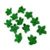 COTTONFLOWER08- ARNAS HANDMADE PARROT GREEN COTTON FABRIC FLOWER FOR CRAFT AND JEWELLERY MAKING – 10 PCS PACK