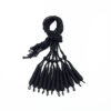 REGULARDORI01- 6 PCS PACK OF BLACK HANDMADE ADJUSTABLE COTTON NECKLACE DORI, BACK ROPE CORD FOR JEWELLERY MAKING
