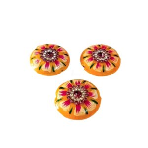 KUNDAN062- ARNAS 2 PCS PACK OF DESIGNER STONE FOR JEWELLERY | BRACELETE | RAKHI MAKING