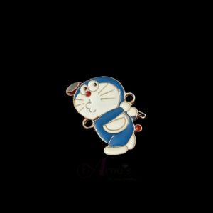 ECHARMS0066- ARNAS 2 PCS PACK OF ANTIQUE GOLDEN CUTE DORAEMON CHARMS FOR NECKLACE | BRACELET | RAKHI MAKING
