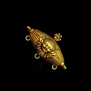 OXIG0144- 2 PCs PACK OF GOLDEN DESIGNER MOTIF GERMAN SILVER PENDANT