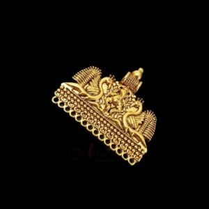 OXIG0152- 1 PC PACK OF GOLDEN DESIGNER MOTIF GERMAN SILVER PENDANT