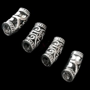 ARNAS 4 PIECES PACK OF SILVER OXIDIZED| GERMAN SILVER CONNECTORS FOR JEWELLERY MAKING