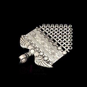 OXIS0121 -2 PCs PACK OF SILVER DESIGNER GERMAN SILVER PENDANT