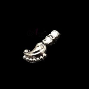 OXIS0126 -12 PCS PACK OF SILVER DESIGNER GERMAN SILVER PENDANT (20 GM)
