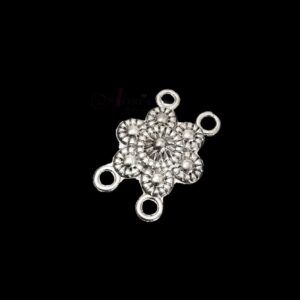 OXIS0130- 8 PCS PACK OF SILVER DESIGNER GERMAN SILVER PENDANT (20 GM)