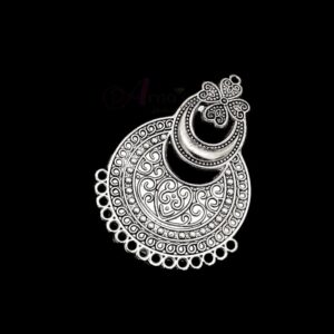 OXIS0143 -2 PCs PACK OF SILVER DESIGNER GERMAN SILVER PENDANT