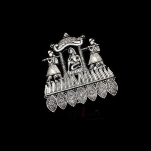 OXIS0158- 1 PC PACK OF SILVER DESIGNER GERMAN SILVER PENDANT