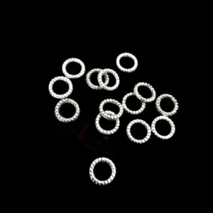 OXIS0172- 70 PCS PACK OF SILVER CIRCLE MOTIF SMALL GERMAN SILVER PENDANT (20 GM)