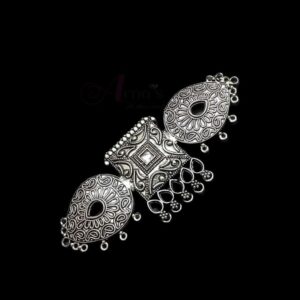 OXIS0197- 1 PC PACK OF SILVER DESIGNER MOTIF GERMAN SILVER PENDANT