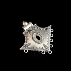 OXIS0201- 1 PC PACK OF SILVER DESIGNER MOTIF GERMAN SILVER PENDANT