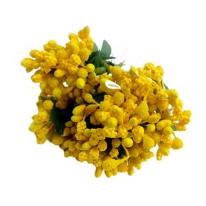 POLAN0012- 1 PACK (12 BUNCHES) OF LEMON YELLOW POLEN