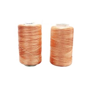 STHREAD0011- ARNAS 2 PCS PACK OF PEACH COLOR SILK THREAD FOR SEWING | CRAFTING | JEWELLERY MAKING