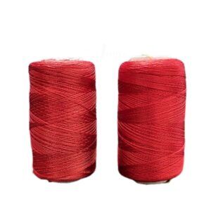 STHREAD0014- ARNAS 2 PCS PACK OF RED COLOR SILK THREAD FOR SEWING | CRAFTING | JEWELLERY MAKING