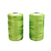STHREAD0027- ARNAS 2 PCS PACK OF BRIGHT KELLY GREEN COLOR SILK THREAD FOR SEWING | CRAFTING | JEWELLERY MAKING