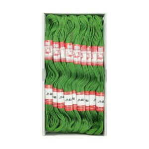 THREAD0026- ARNAS 1 BOX (25 PCS) OF DOLI FOREST GREEN COTTON THREAD FOR SEWING | CRAFTING | JEWELLERY MAKING