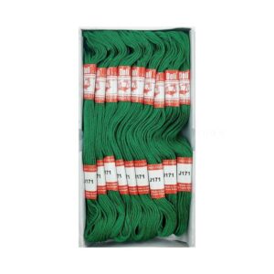 ARNAS 1 BOX (25 PCS) OF DOLI FOREST GREEN COTTON THREAD FOR SEWING | CRAFTING | JEWELLERY MAKING
