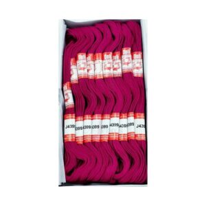 THREAD0036- ARNAS 1 BOX (25 PCS) OF DOLI ROSE PINK COTTON THREAD FOR SEWING | CRAFTING | JEWELLERY MAKING