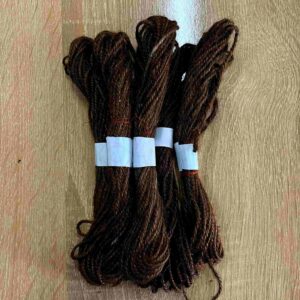 JUTE0004- ARNAS 2 PCS (APPROX 20 METERS) PACK OF DARK BROWN JUTE THREAD FOR JEWELLERY MAKING | CRAFTING