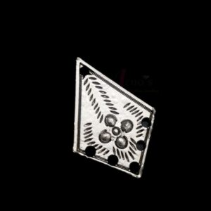 OXIS0295- 10 PCs PACK OF SILVER DESIGNER MOTIF GERMAN SILVER PENDANT