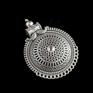 OXIS0303- 1 PCs PACK OF SILVER DESIGNER MOTIF GERMAN SILVER PENDANT