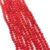 CRYSTAL0029- 1 STRAND 6MM RED CUT CRYSTAL BEADS