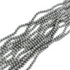 CRYSTAL0033- 1 STRAND 4MM GREY OPAQUE CUT CRYSTAL BEADS
