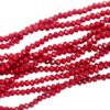 CRYSTAL0041- 1 STRAND 4MM DARK RED OPAQUE CUT CRYSTAL BEADS