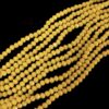 CRYSTAL0047	- 1 STRAND 4MM LIGHT YELLOW OPAQUE CUT CRYSTAL BEADS