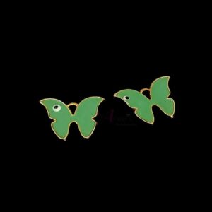 ECHARMS0085- ARNAS 2 PCS PACK OF ANTIQUE GOLDEN CUTE BUTTERFLY CHARMS FOR NECKLACE | BRACELET | RAKHI MAKING