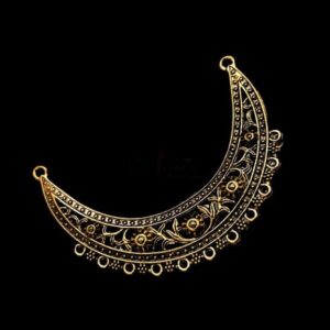 OXIG0233 – 1 PC PACK OF GOLDEN DESIGNER MOTIF GERMAN SILVER PENDANT