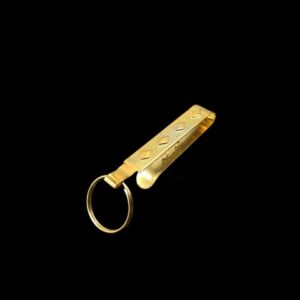 FINDINGS0061-  5 PCs PACK GOLDEN WAIST KEY HOLDER