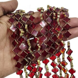 OPBEADS0002- 1 STRAND TRANSPARENT RED 10MM OTHER PREMIUM BEADS