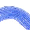 RECTANGULARBEAD0001- 1 STRND COBALT BLUE 6 X 3 MM OPAQUE RECTANGULAR BEADS