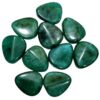 ARNAS 5 PC PACK OF DARK GREEN TRIANGULAR DROP MOTIVE CHEMICAL BEADS