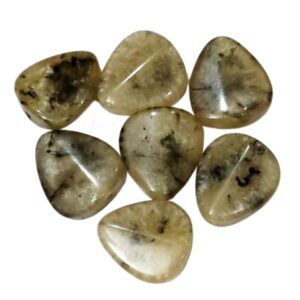 ARNAS 3 PC PACK OF OFF WHITE HEART MOTIVE CHEMICAL BEADS
