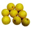 ARNAS 4 PC PACK OF YELLOW SPHERICAL MOTIVE CHEMICAL BEADS