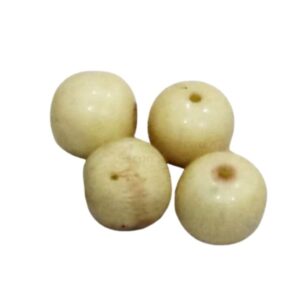 ARNAS 4 PC PACK OF OFF WHITE SPHERICAL MOTIVE CHEMICAL BEADS