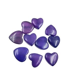 ARNAS 5 PCs PACK OF PURPLE HEART MOTIVE CHEMICAL BEADS