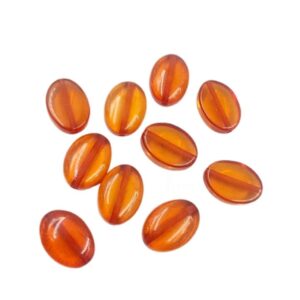 ARNAS 10 PCs PACK OF ORANGE GEOMETRIC MOTIVE CHEMICAL BEADS
