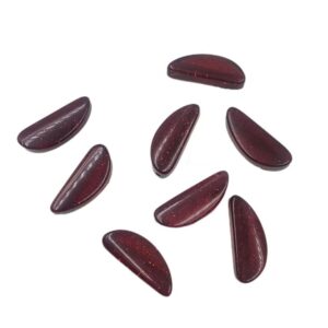 ARNAS 4 PCs PACK OF RUBY RED GEOMETRIC MOTIVE CHEMICAL BEADS